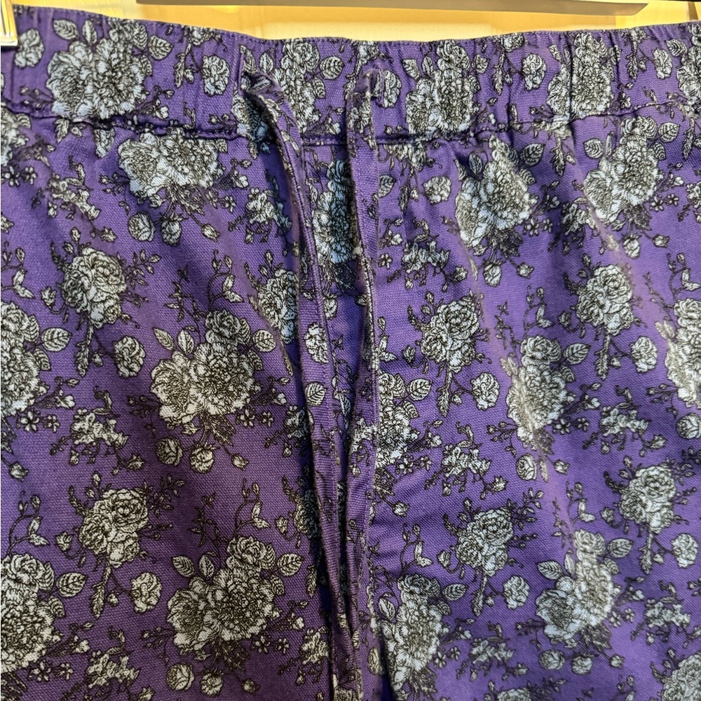 Floral Purple Women's Pants